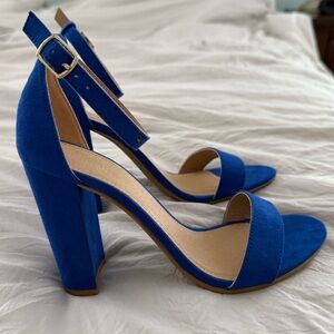 Elegant Blue Women's Heels